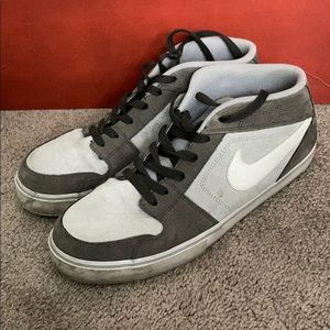 Used gray Nikes